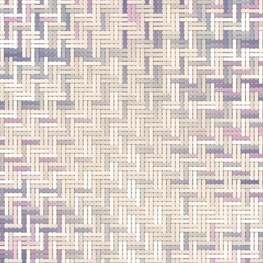 Dokuma hasır veya rattan, sanal geometrik desen ile arka plan.