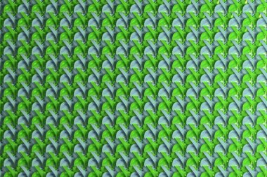 Arka plan soyut, geometrik CGI kompozisyon, tasarım ve grafik kaynak için dize paspaslar. 3D render.