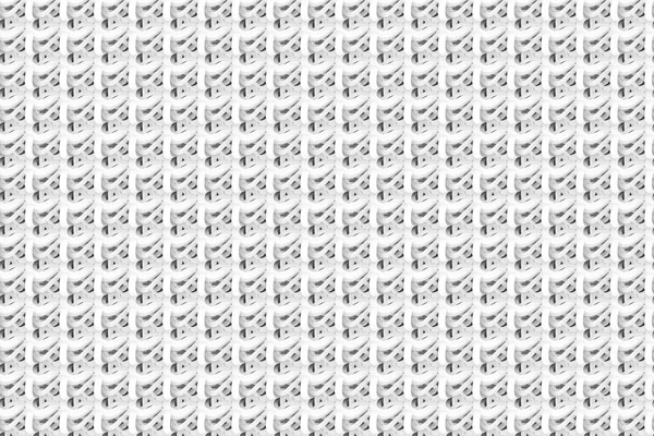 Gri Veya Siyah Beyaz Geometrik Dize Paspaslar Cgi Kompozisyon Web — Stok fotoğraf