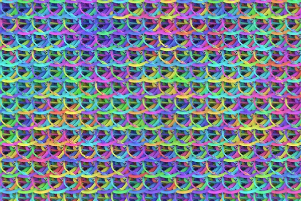 Composición Cgi Geométrica Esteras Cuerda Decorativo Ilustraciones Para Textura Del —  Fotos de Stock