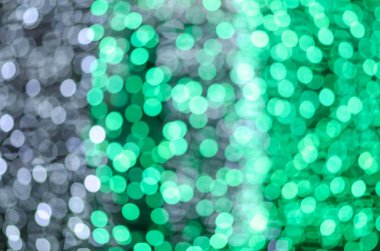 Defocused renkli bulanıklık bokeh peri sokak ışık Festivali, gece