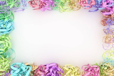 Soyut CGI kompozisyon, dize zemin sanal pap arka plan