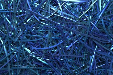 CGI kompozisyon, dağınık dizeleri, tasarım metin için sanal zemin