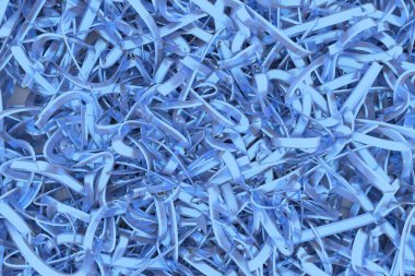 Soyut CGI kompozisyon, dağınık dizeleri sanal zemin. Wallpa