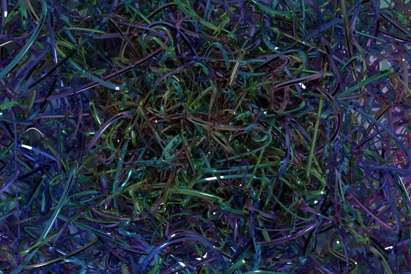 Abstract CGI composition, messy strings virtual backdrop. Wallpa — Stock Photo, Image