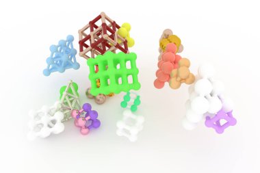 Soyut sanal geometrik, molekül tarzı concepture arası kilit