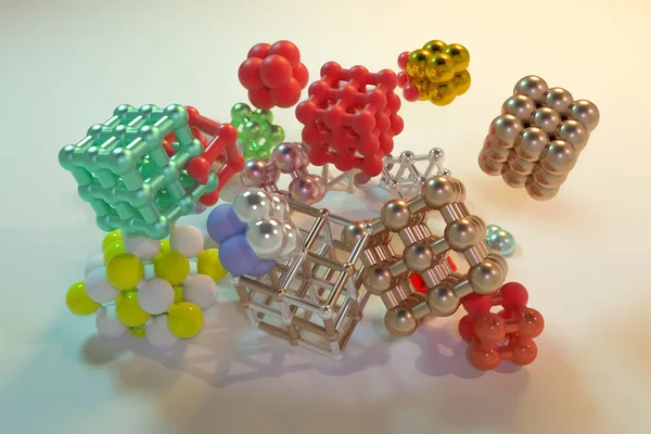 Concepção de estilo de molécula entrelaçado quadrado ou pirâmides. Para g — Fotografia de Stock