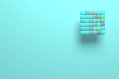 Cgi geometrik, molekül tarzı kavramsal, inter çizimler