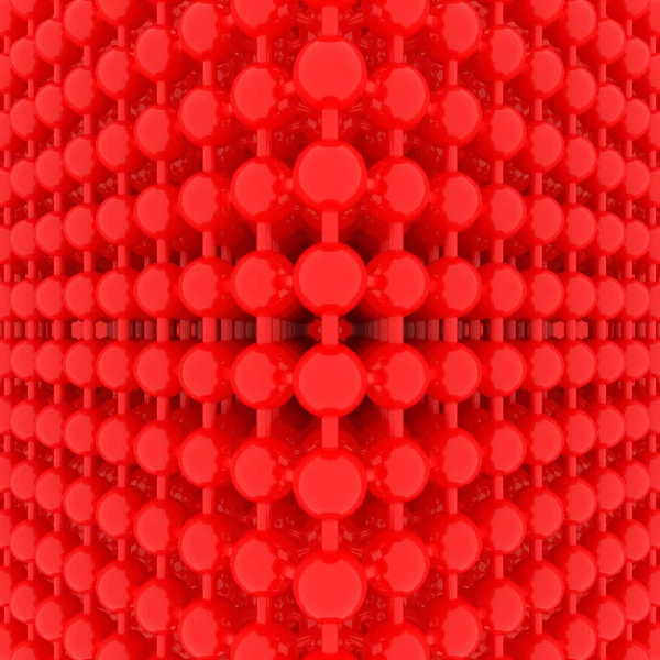 Concepción geométrica virtual, estilo de molécula, spher interbloqueado —  Fotos de Stock
