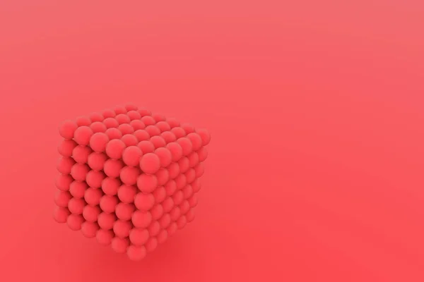 Fondo abstracto CGI geométrico, concepto de estilo de molécula int —  Fotos de Stock