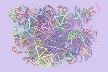 Üçgen veya kare Demet, uçan, kilitli, tasarım te için