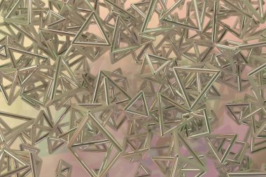 Üçgen veya kare Demet, uçan, kilitli, tasarım te için