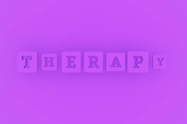 Terapi, tıbbi anahtar kelime. Web sayfası, grafik tasarım, doku için 