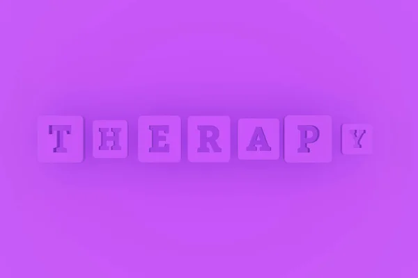 Terapi, kata kunci medis. Untuk halaman web, desain grafis, tekstur — Stok Foto