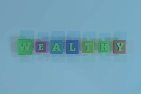 Wealthy, health keyword. For web page, graphic design, texture o — Stock Photo, Image