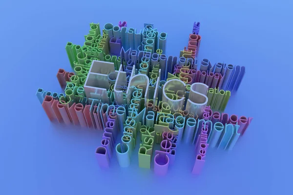 Ethics, business keyword and words cloud. For web page, graphic — Stock Photo, Image