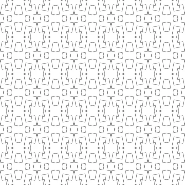 Simple lines, seamless kaleidoscope style abstract black & white