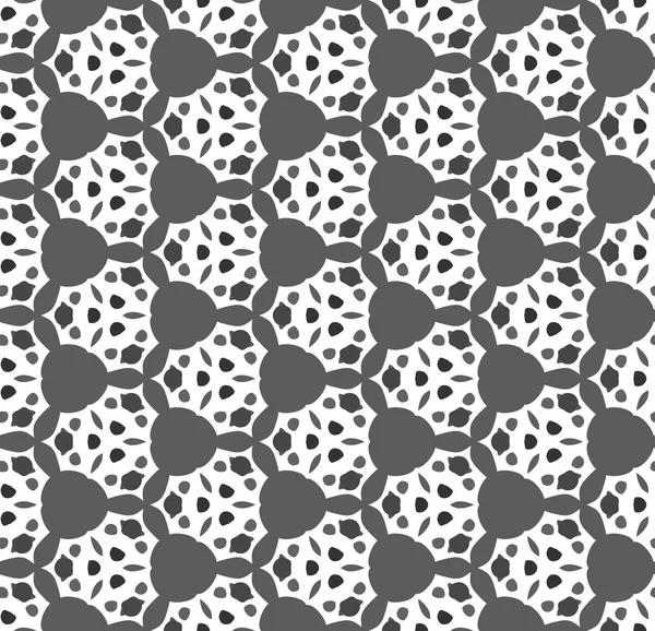 Seamless simple black & white B&W abstract  geometry pattern — Stock Photo, Image