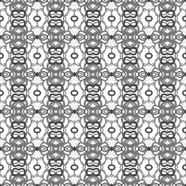 Dikişsiz basit siyah & beyaz B&W soyut geometri deseni