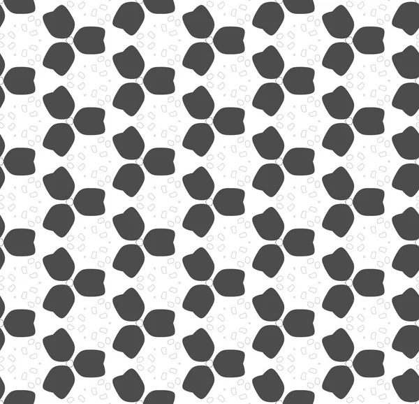 Seamless simple black & white B & W abstract geometry pattern — стоковое фото