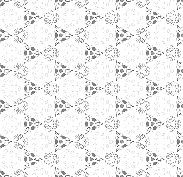 Seamless simple black & white B&W abstract  geometry pattern — Stock Photo, Image