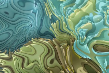 Soyut ve sanatsal, rüya gibi bir görünüm, hareket bulanıklığı tarzı arka plan