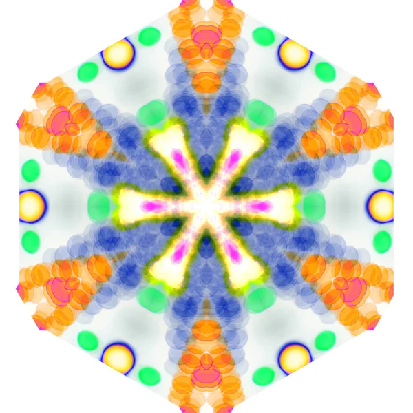 Virtuální kaleidoskop mandala posloupnost abstraktní pozadí pro g — Stock fotografie