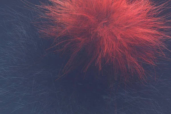 Artystyczny wygląd streszczenie futra, marzycielski tle. Zbliżenie, 3D re — Zdjęcie stockowe