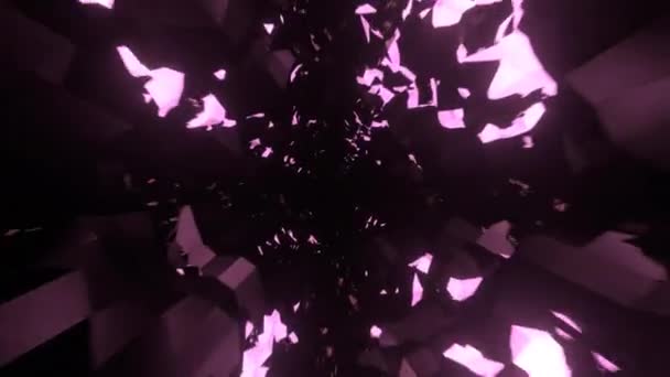 Effets Zoom Futuristes Boucle Infinie Transparente Animation Mouvement Abstrait Ligne — Video