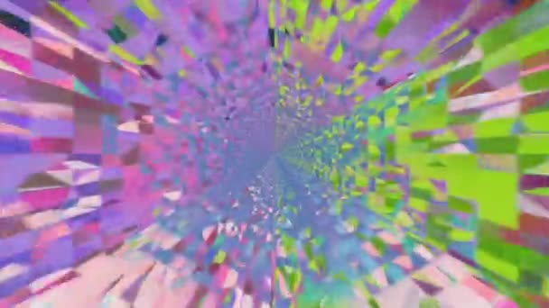 Futuristic Zoom Effects Infinity Seamless Loop Animation Abstract Digital Speed — Stock Video