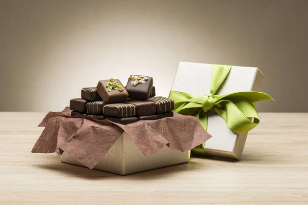 Çeşitli çikolatalar — Stok fotoğraf