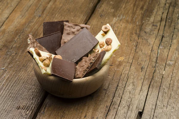 Variedade de chocolate — Fotografia de Stock