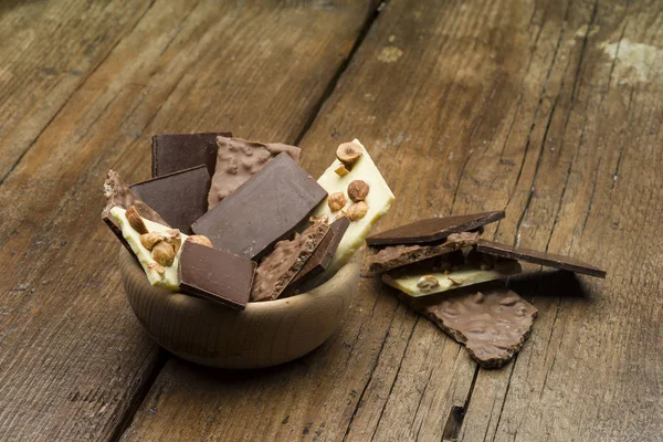 Variety of chocolate — Stock Photo, Image