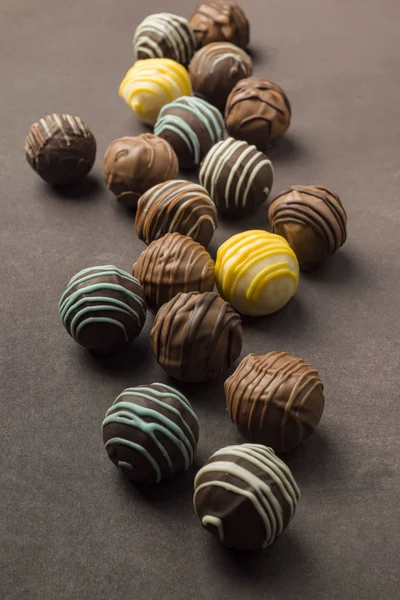 Variety of chocolates — Stock Photo, Image