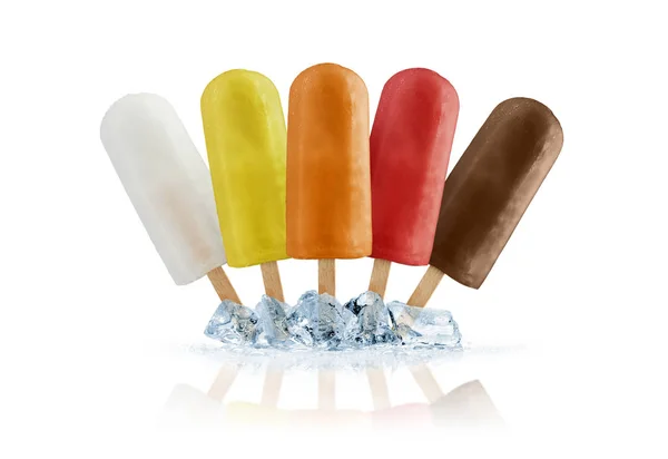 Fruit ice lolly — Stock Photo, Image