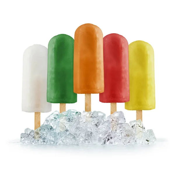 Fruit ice lolly — Stock Photo, Image