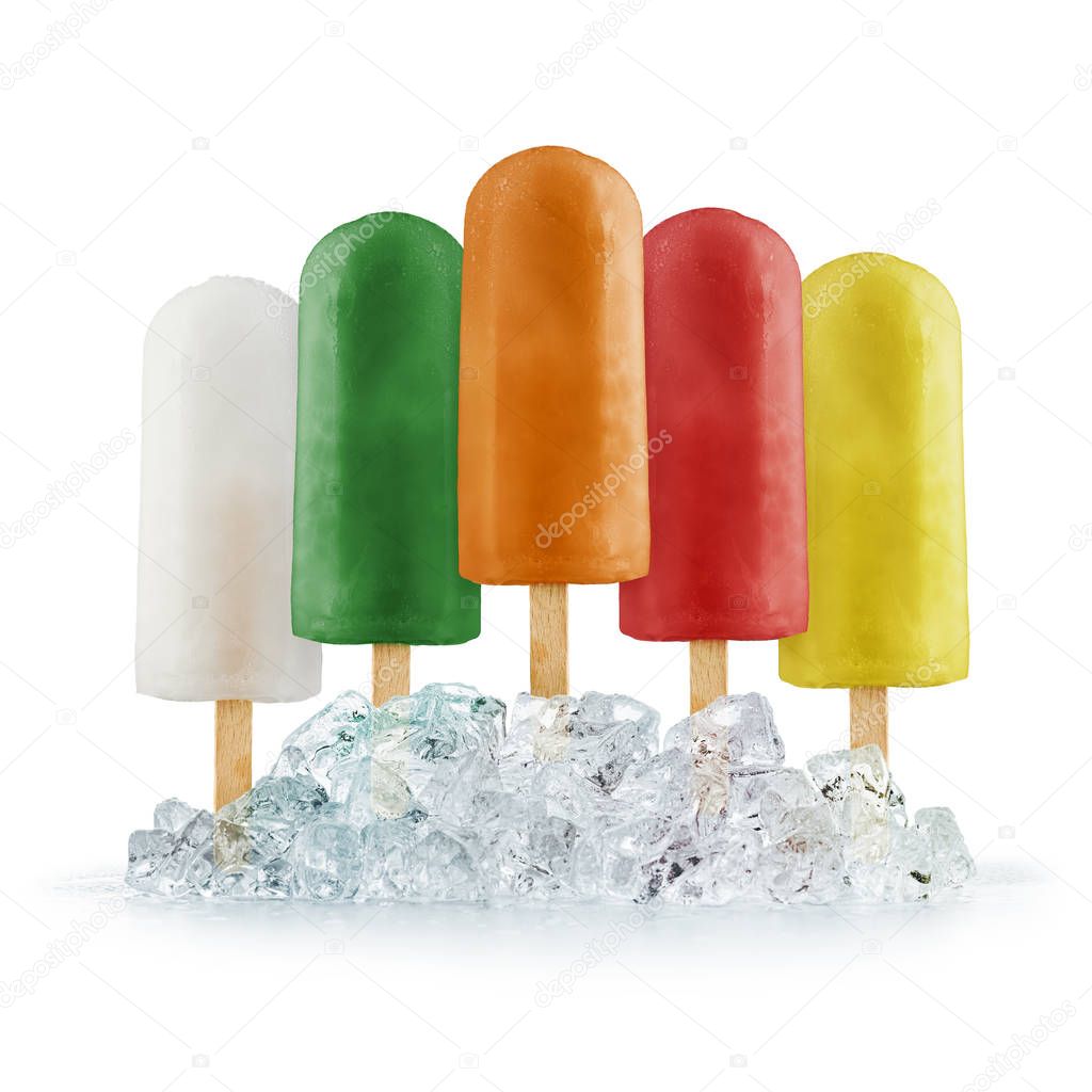 fruit ice lolly