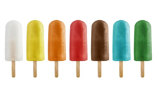 Fruit ice lolly — Stock Photo, Image