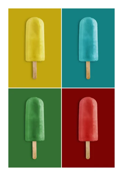 Fruit ice lolly — Stock Photo, Image