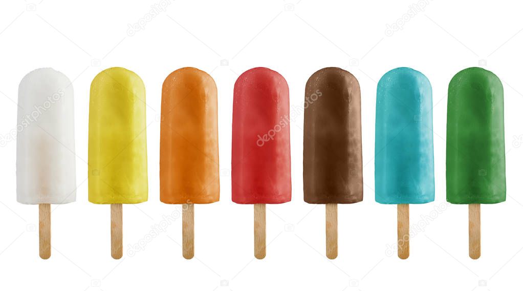 fruit ice lolly