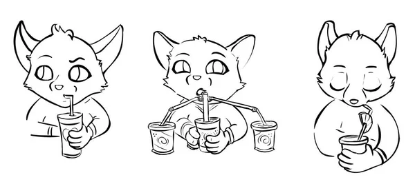 Duygular Fox saman İçecek suyu ayarla