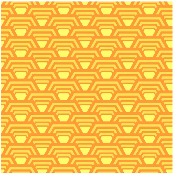 Cabezas Patrón Sol Naranja Vectorial Sin Costura Faraones Egipcios Cabezas — Vector de stock