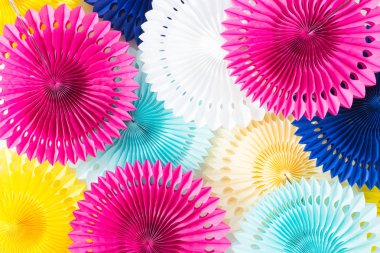 Doğum günü ve parti arka plan. Düz yatıyordu. Yakın çekim.