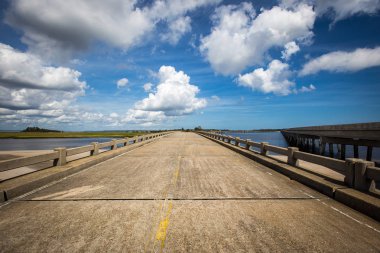 Jacksonville, Fl uzun Balık tutma Bridge'de