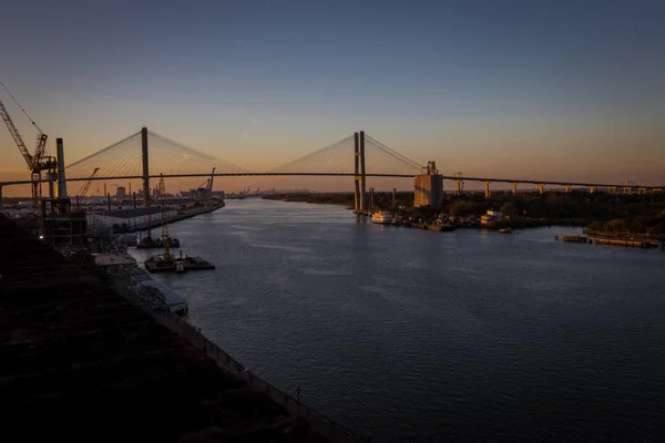 View Bridge Savannah — Stock Photo, Image
