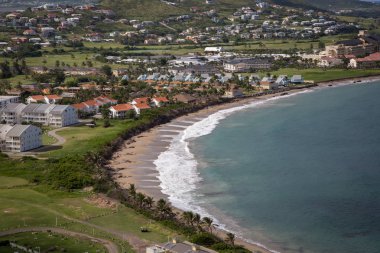 Marriott Resort St. Kitts Timothy Tepesi'nden doğru seyir. 