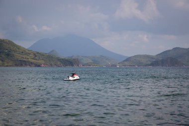 St. Kitts Güney Friars Bay plaj görüntülemek
