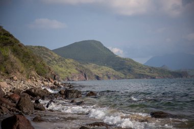 St. Kitts Güney Friars Bay plaj görüntülemek
