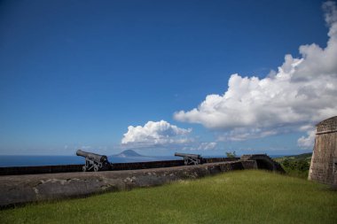 St. Kitts Brimstone Hill görüşlerini zevk