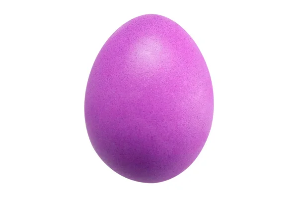 Isolado Bela Forma Perfeita Orgânica Violeta Rosa Easter Egg Fundo — Fotografia de Stock
